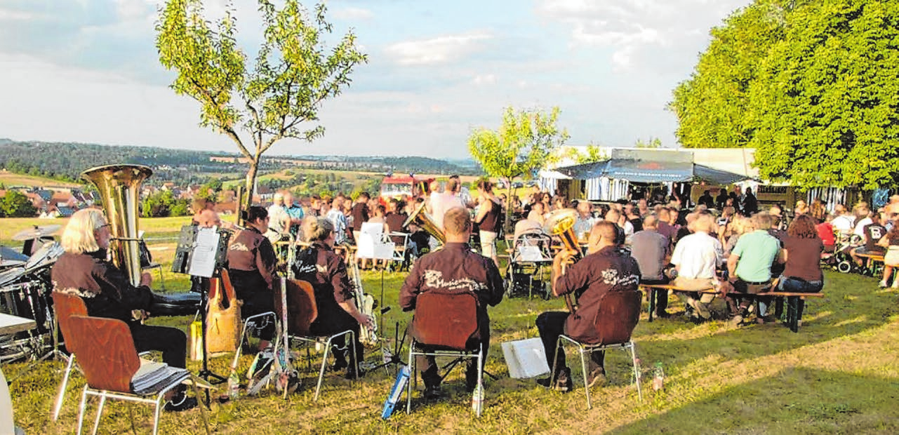 Das Bergfest auf dem Bleichberg am Ortsrand von Weilheim ist bei Besuchern aus nah und fern beliebt.