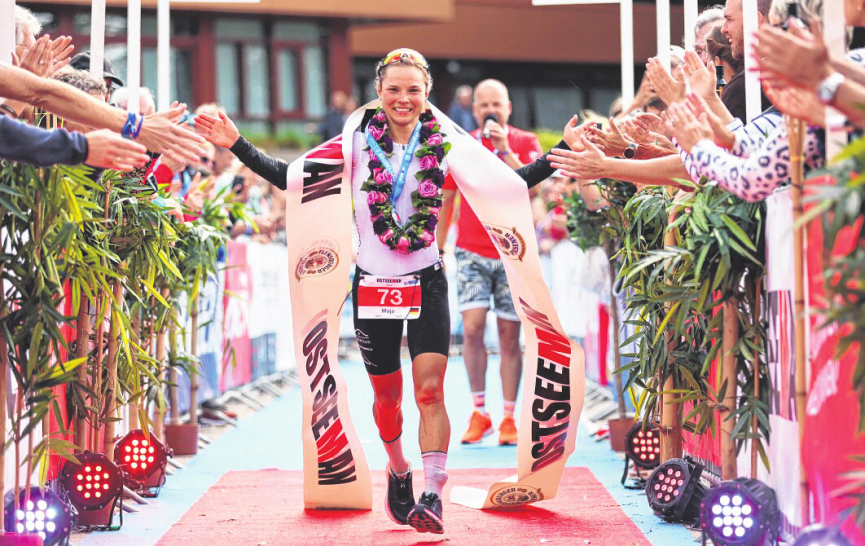 „Ostsee Woman“: Maja Betz vom SC Ostheim siegte 2022 in 9:32,25 Stunden.