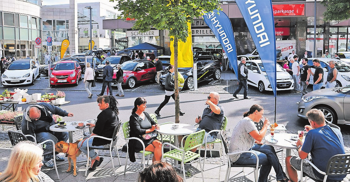 Zehn Unternehmen aus Eschweiler zeigen beim Stadtfest die neuen Trend bei der Mobilität. FOTO: IRMGARD RÖHSELER