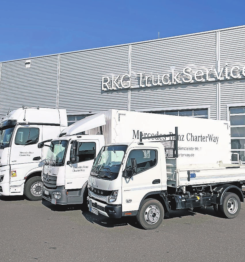 RKG TruckService betreibt eine hochmoderne Werkstatt.
