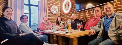 Den Familientag hat eine Arbeitsgruppe mit (v.l.) Larissa Schlichtmann, Ulrike Loske, Marion Borgmann, Maria Große-Vestert, Hermann Piegel, Markus Ammertmann und André Katschker von langer Hand geplant.