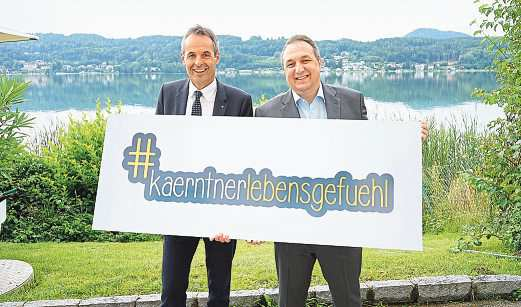 Kärntner Landesversicherung Vorstandsdirektoren: Kurt Tschemernjak und Jürgen Hartinger. Foto: Kärntner Landesversicherung