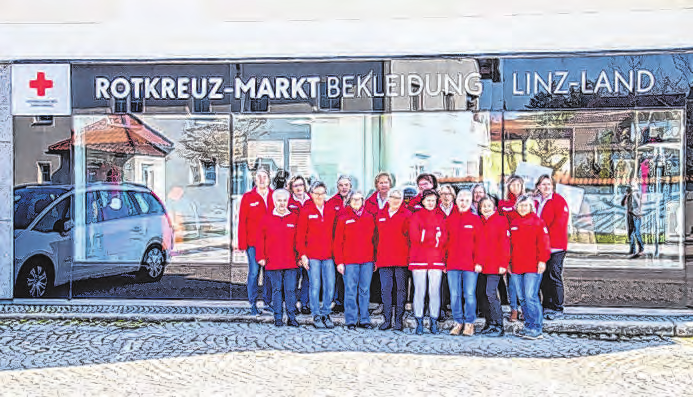 Engagement: Vom Rot-Kreuz-Team wird in Kronstorf ein Bekleidungsmarkt betrieben. Foto: Rotes Kreuz, Marktgemeinde Kronsdorf