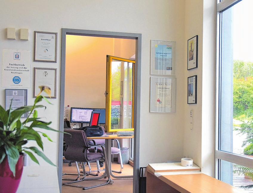 In diesem Büro-Räumen entstehen die kreativen Ideen der Firma Kimmerle.