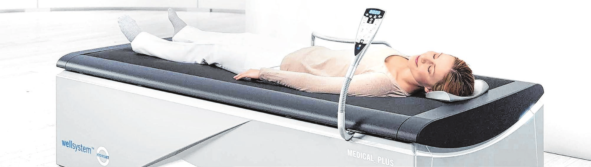 Eine gezielte Oberwasser-Medical-Massage rundet das Angebot ab.