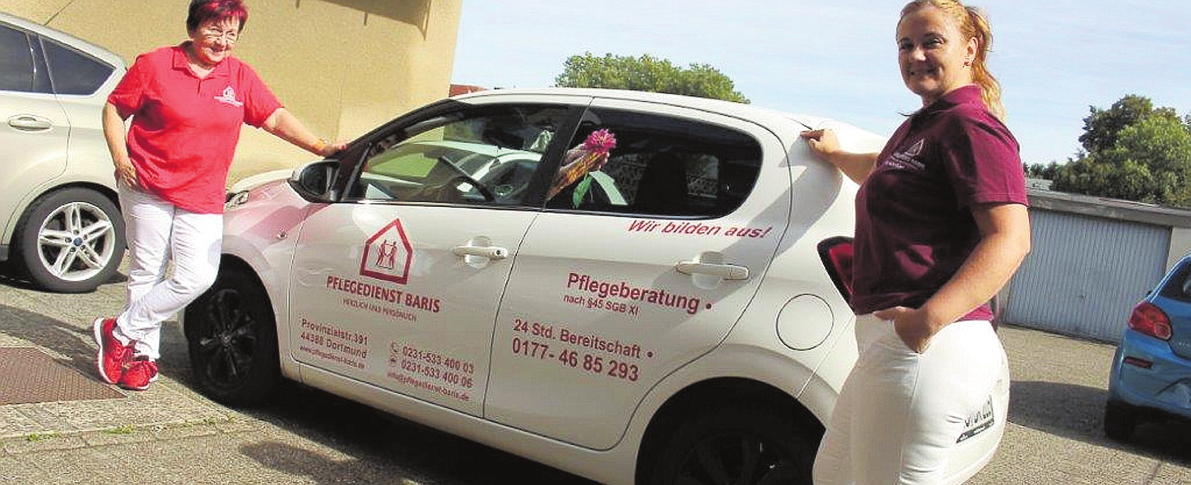 Das Team des Pflegedienstes Baris ist technisch auf dem neuesten Stand. FOTO BERGMANN