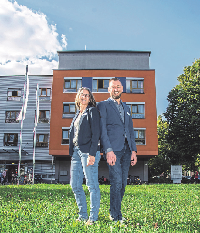 Alexander Kauer und Katrin Einenkel leiten den Dresden am Großen Garten Seniorenwohnpark