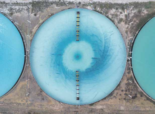 Kläranlagen sind ein wichtiger Bestandteil im Wasserkreislauf. FOTO GETTY IMAGES/ABSTRACT AERIAL ART