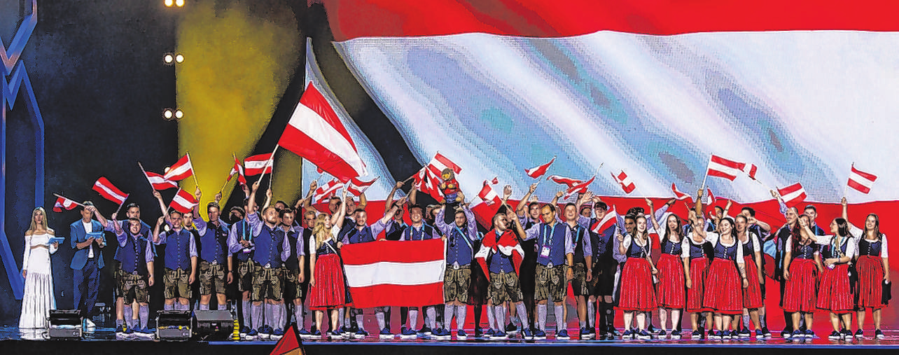 Das Team Austria sorgte für einen triumphalen Erfolg bei den Euroskills in Danzig.