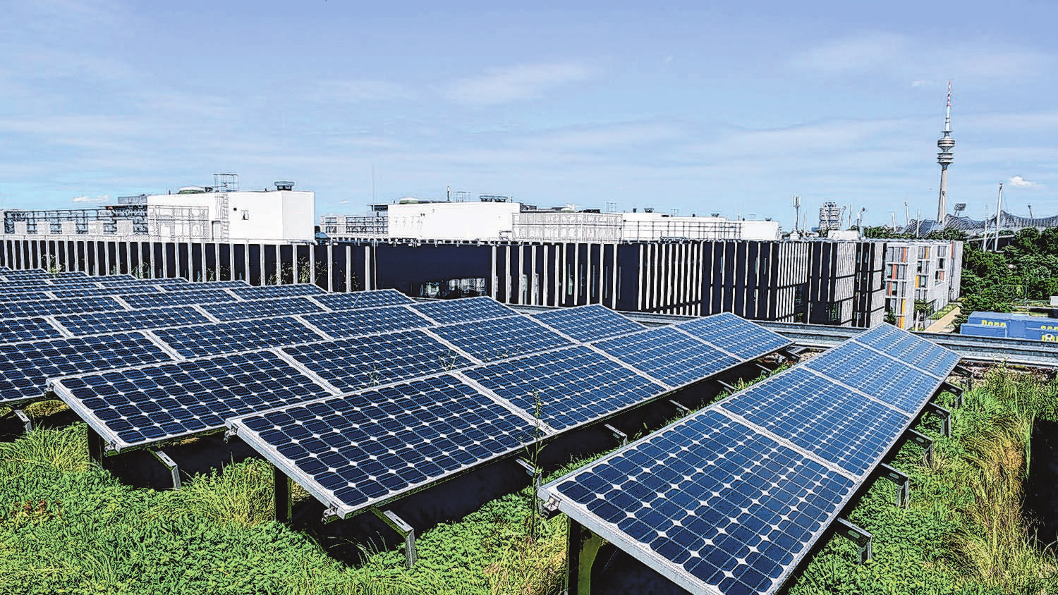Photovoltaik und Gründach – perfekte Synergie. Fotos: Bundesverband Gebäudegrün/akz-o