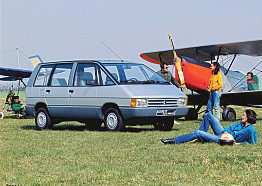 <b>1984</b> Definierte in Europa ein neues Fahrzeugsegment: der Van Renault Espace. Foto: Renault Communications