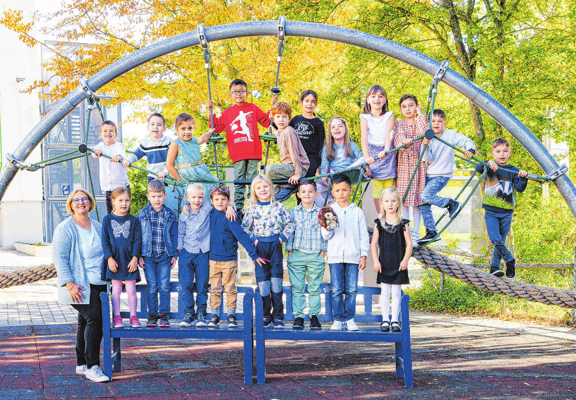 Breit-Fich-Grundschule Schwäbisch Hall in Gottwollshausen, Klasse 1d. Klassenlehrerin: Antje Kühnle. Foto: Patricia Malak Photography