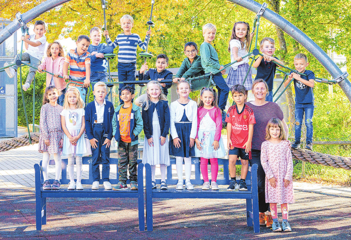 Breit-Eich-Grundschule Schwäbisch Hall in Gottwollshausen, Klasse 1a. Klassenlehrerin: Monika Lebsanft. Foto: Patricia Malak Photography