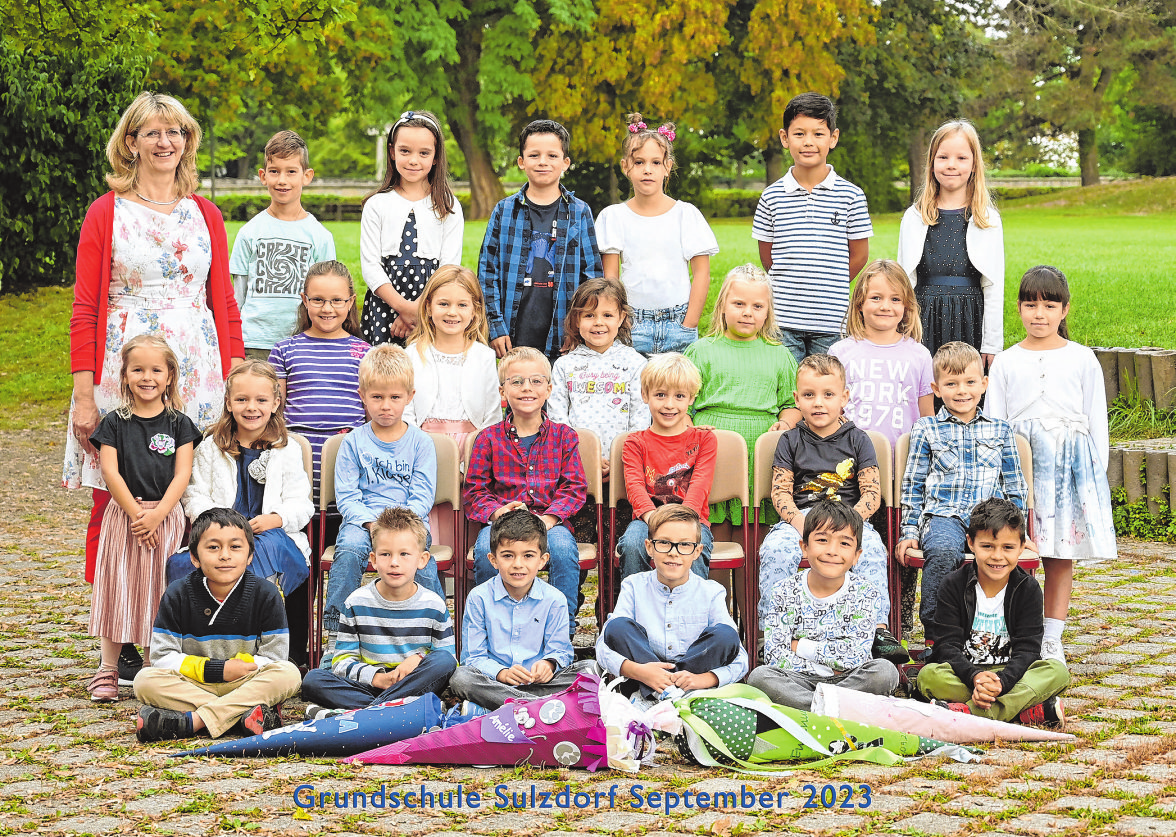 Grundschule Sulzdorf, Klasse 1a. Klassenlehrerin: Doris Offenhäußer Foto: Top-Fotografie Rau