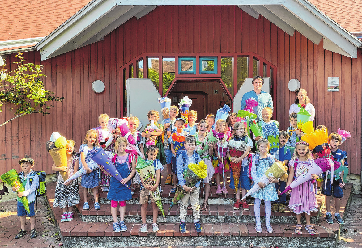 Freie Waldorfschule. Klassenlehrer: Philipp Unold, Begleitlehrerin: Lovis Reinelt Foto: Freie Waldorfschule