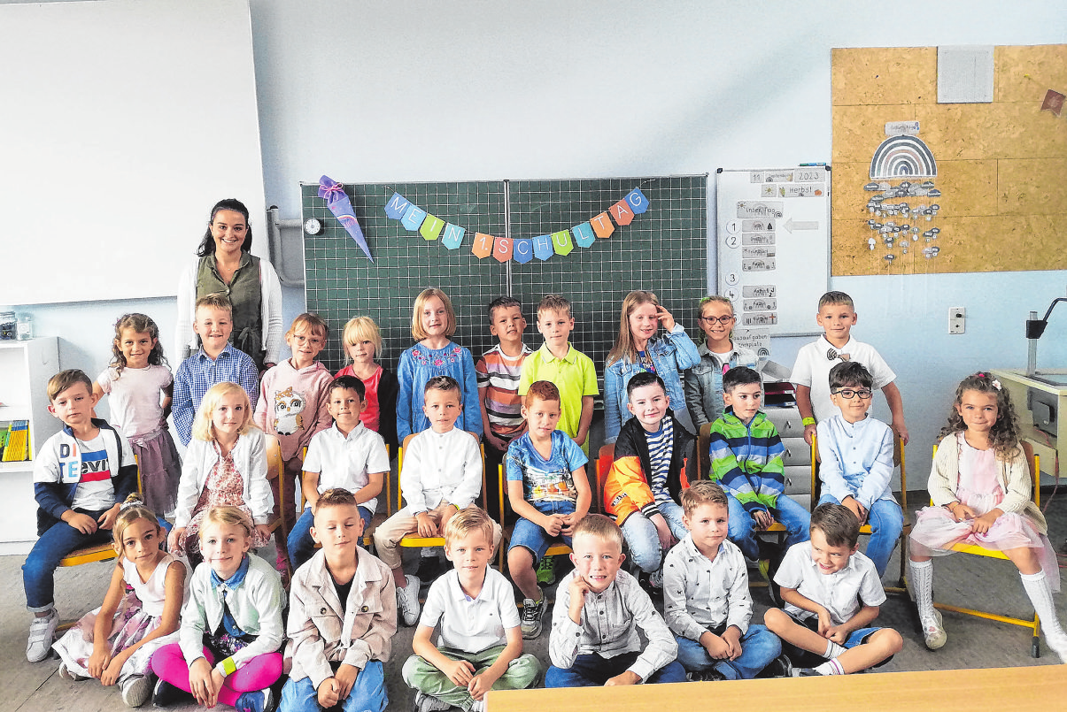 Geschwister-Scholl-Schule Ingersheim, Klasse 1b Klassenlehrerin: Eva Schulz Foto: Geschwister-Scholl-Schule 