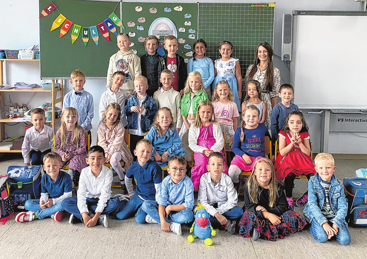 Geschwister-Scholl-Schule Ingersheim, Klasse 1a Klassenlehrerin: Nicole Swoboda Foto: Geschwister-Scholl-Schule