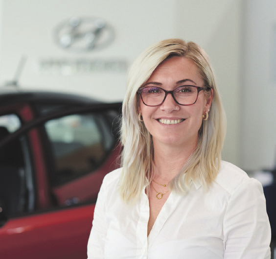 Meike Jacob ist im Autohaus Dresden die Ansprechpartnerin für die Marke Hyundai