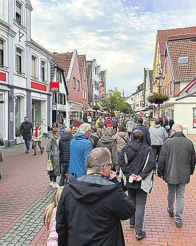 Die belebte Innenstadt lädt immer wieder zum Shoppen und Verweilen ein.