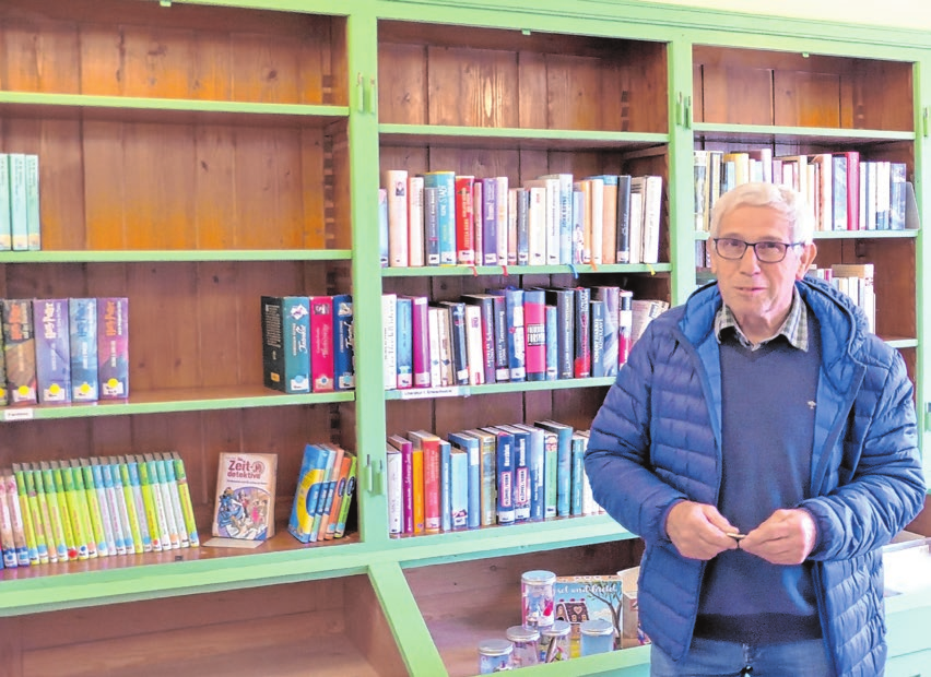 Großes Lob fürs Gesamtprojekt: Bleichstettens Ortsvorsteher Dieter Kröger ist überzeugt, dass auch mit der Bücherei jede Menge Mehrwert geschaffen wurde.