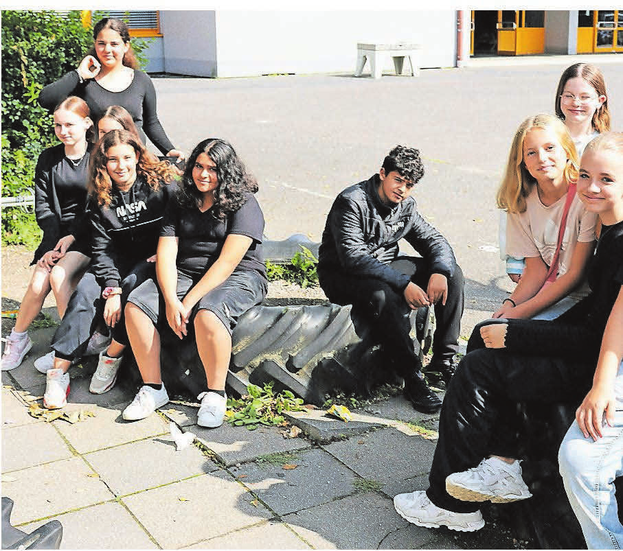 Die Schülerschaft fühlt sich an der Gesamtschule Heinsberg-Waldfeucht wohl. FOTO: SCHULE