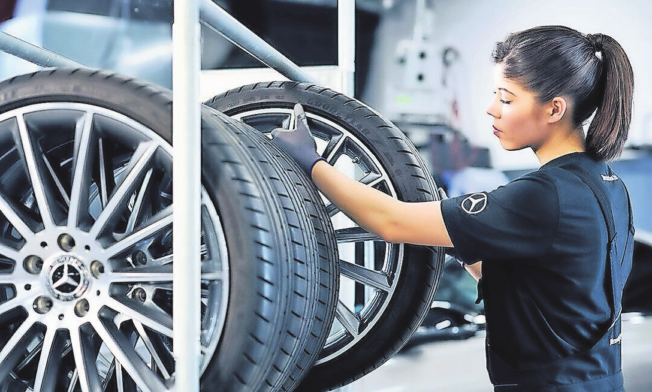 Auch eine professionelle Reifeneinlagerung (und Reinigung) ist jederzeit möglich.