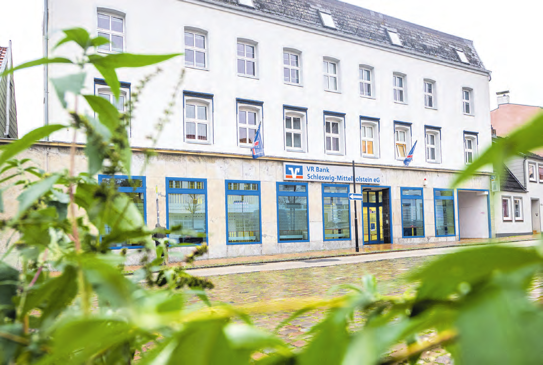 Der Verwaltungssitz der Bank in Schleswig (Foto: Benjamin Nolte).