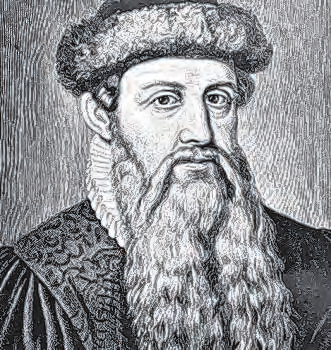 Johannes Gutenberg Foto: wikipedia