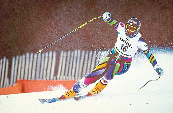 So kennen Armin Assinger nur noch wenige: auch er war ein guter Skirennläufer.  Foto: Schaadfoto/Werek