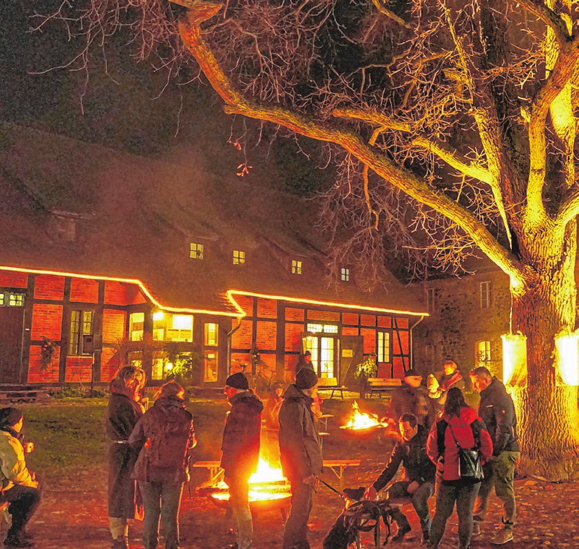 Weihnachtliches auf der Burg Beeskow. Foto: Susann Müller/Landkreis Oder-Spree