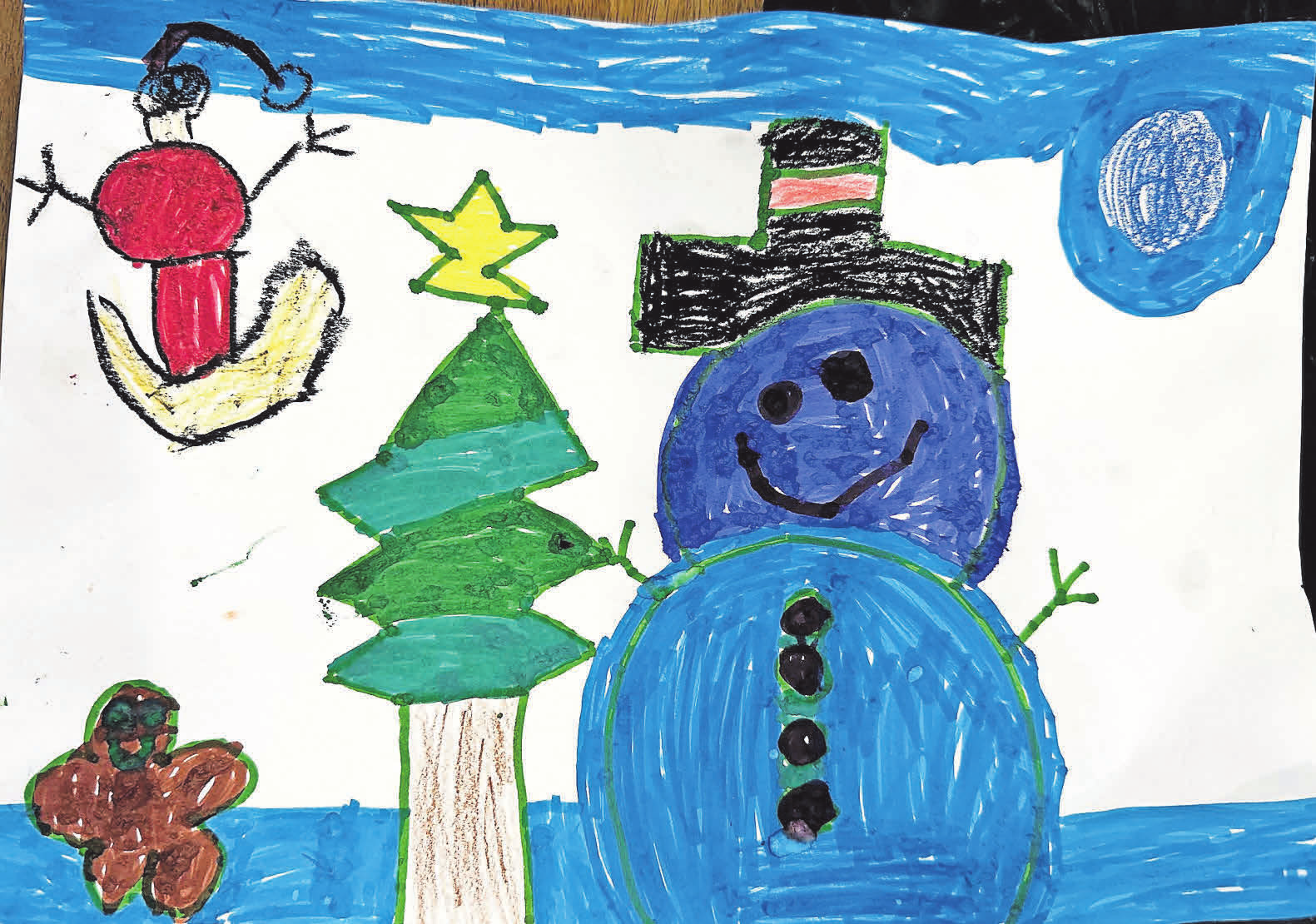 Eine Einsendung von Sinem Topcu: An Weihnachten denke ich immer an Schnee, den Weihnachtsmann mit seinem Schlitten, an einen schönen Weihnachtsbaum und leckere Lebkuchenkekse. Das ist mein Perfekter Weihnachtstag.