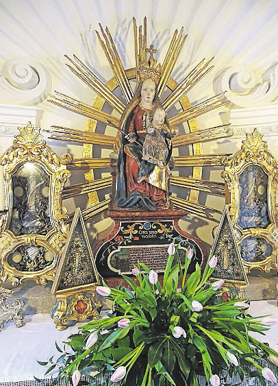 Der Altar der Gnadenkapelle in Speiden