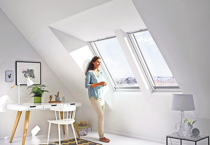 Moderne Dachfenster schaffen neuen Wohnraum. Foto: Velux