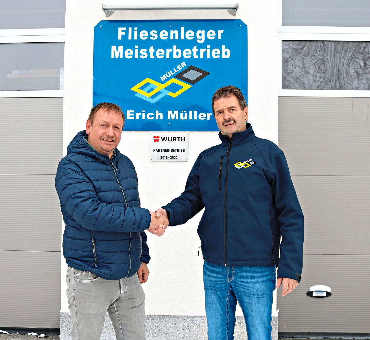 Manfred Müller (links) führt den Betrieb seines Vaters Erich weiter