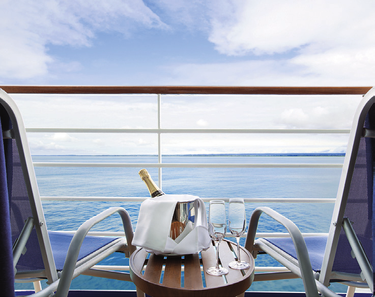 Die sieben modernen Schiffe von Oceania Cruises bieten Erholung und Wohlfühlerlebnis pur. In der Saison 2024/25 stehen sechs Fahrten auf spektakulären Routen auf dem Programm