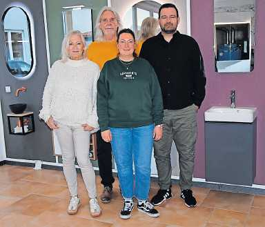 Gabriele, Jürgen, Katrin und Marc Hornig (von links). FOTO: ULRIKE NEUMANN