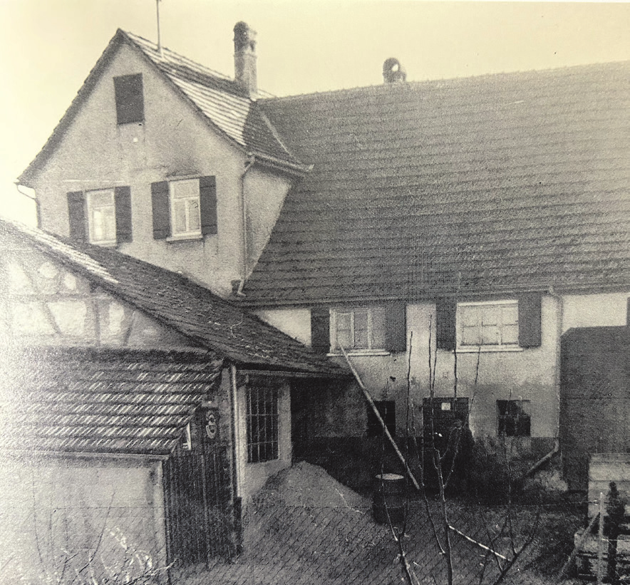 Die alte Schmiede in Adelberg.