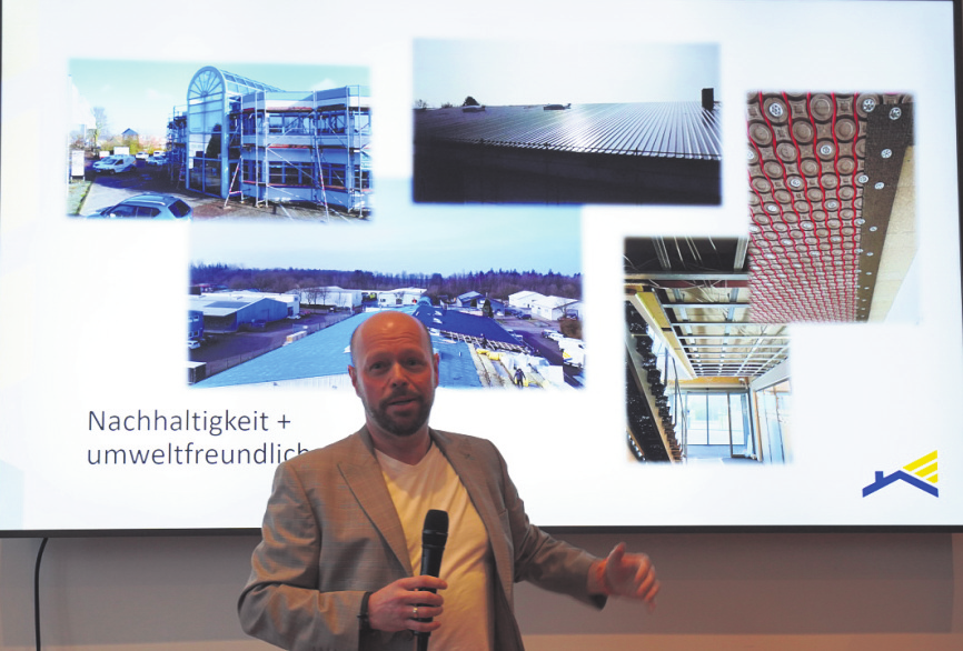 Spannende und informative Vortragsreihe: Ingo Andresen informierte über die Solaranlagen der Firma Förde Solar.