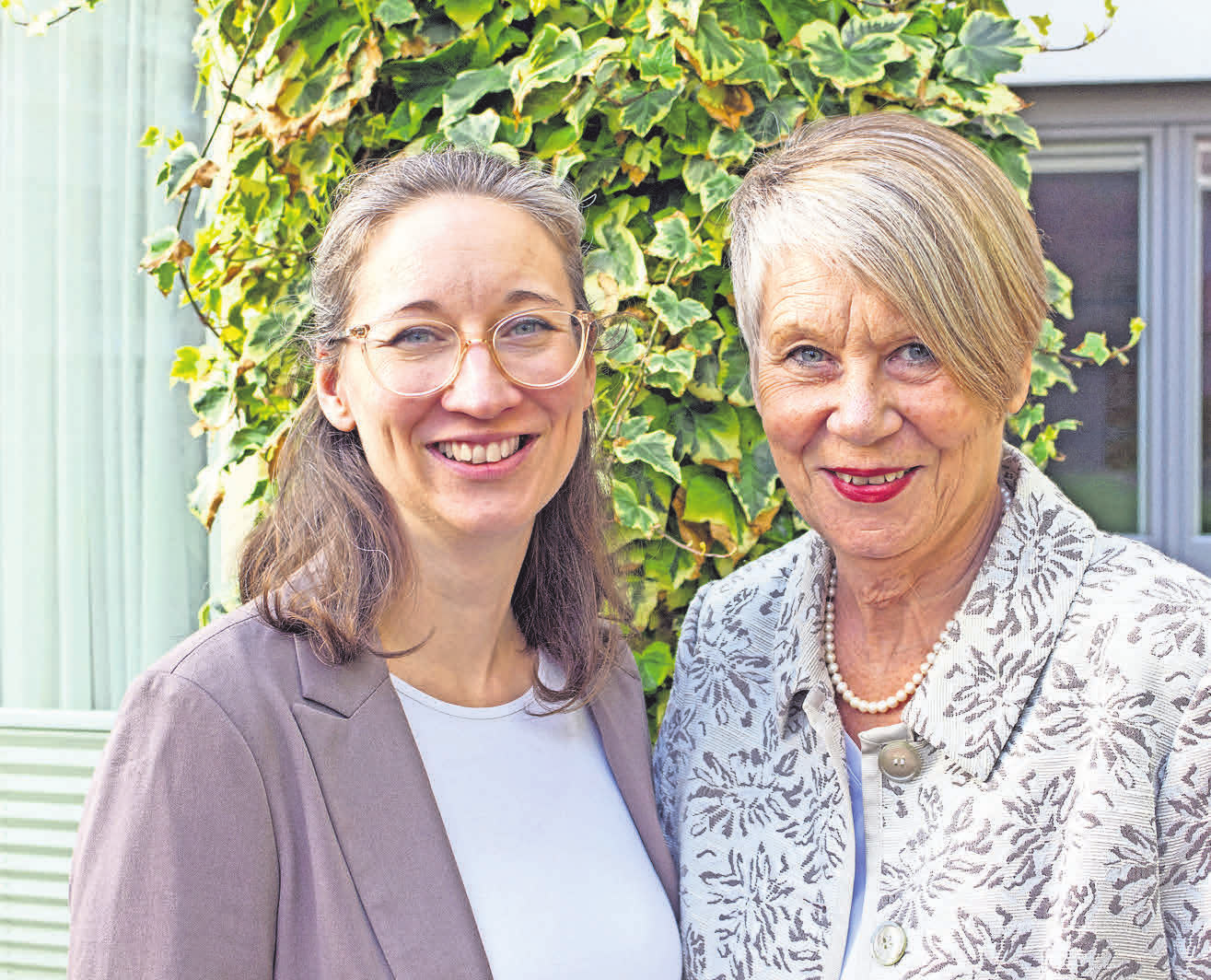 Die Gründerinnen von Herbst-Zeitlos (von links): Janka Fleshman und ihre Mutter Brunhild Windmann.