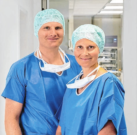 Die Spezialisten: Dr. med. Christoph Eckert und Dr. med. Sophie Eckert. 