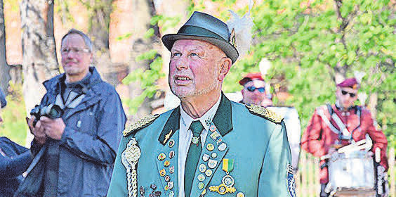 Schützenchef Gerd Berkhahn freut sich auf das Hülptingser Schützenfest.