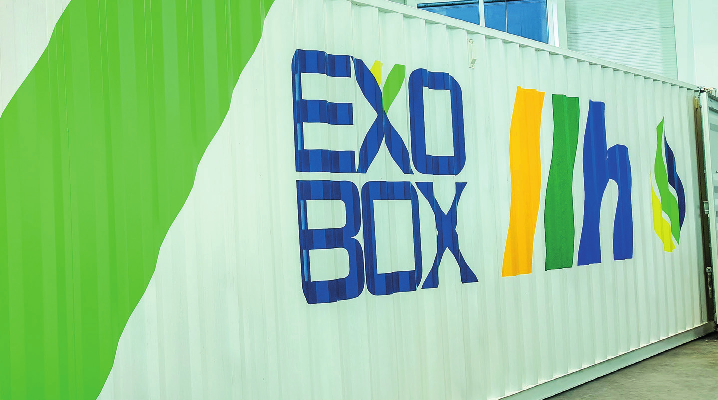 Im Neubau, der über 3000 Quadratmeter Nutzfläche verfügt, entstehen künftig die selbstentwickelten ExoBoxen des Unternehmens.
