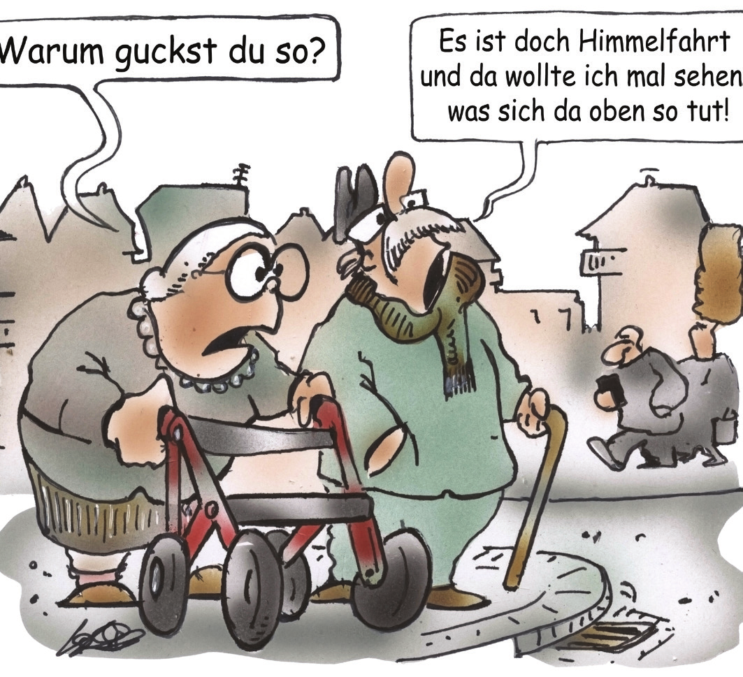 Karikatur: Heinrich Schwarze-Blanke