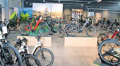 Eine große Auswahl für die unterschiedlichsten Kundenwünsche bietet die e-motion e-Bike Welt Landau. FOTO: STEFAN ENDLICH