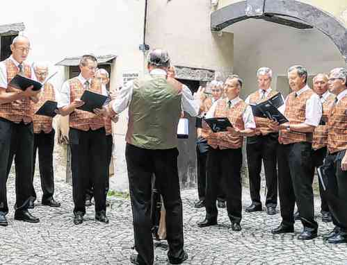 Beim Chorspektakel „Steyr singt“. Foto: Männerchor Garsten