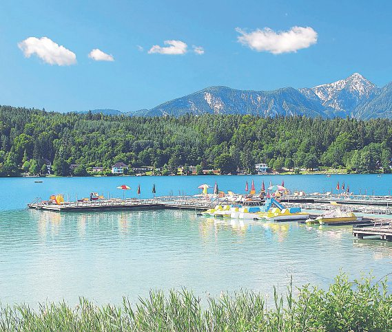 Badevergnügen für Groß und Klein lässt am Klopeiner See keine Wünsche offen. Auch der Kleinsee, Turnersee, Gösselsdorfer See, Sonnegger See, Pirkdorfer See und Linsendorfer See laden ein.