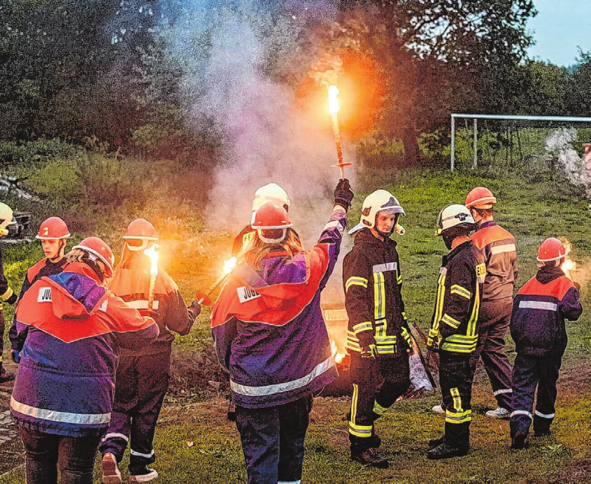 Treffen der Kinder und Jugendlichen am Abend