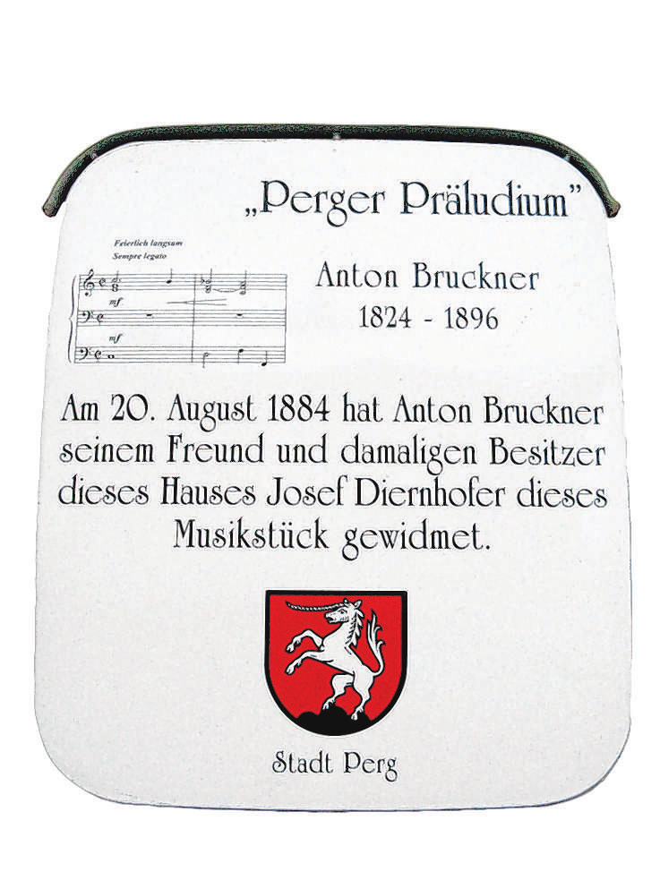 Gedenktafel Perger Präludium