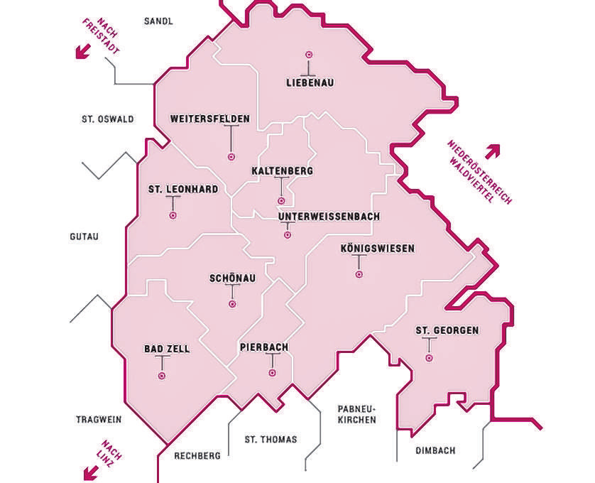 Zehn Gemeinden haben sich zum Regionalverband Mühlviertler Alm zusammengeschlossen, um die regionale Entwicklung aktiv zu gestalten.