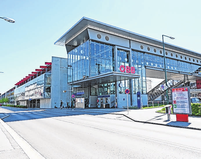 Das ÖBB-Parkdeck am Hauptbahnhof Foto: Stadt Wels